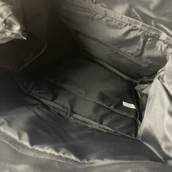 Chipotle Rolltop Backpack Laptop Sleeve Zip Closure Inside Divider Padded Canvas - Picture 7 of 10